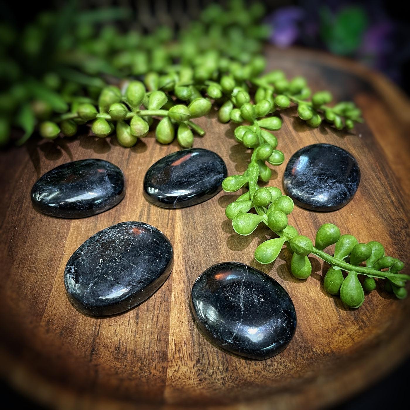 Black Tourmaline - Worry Stone