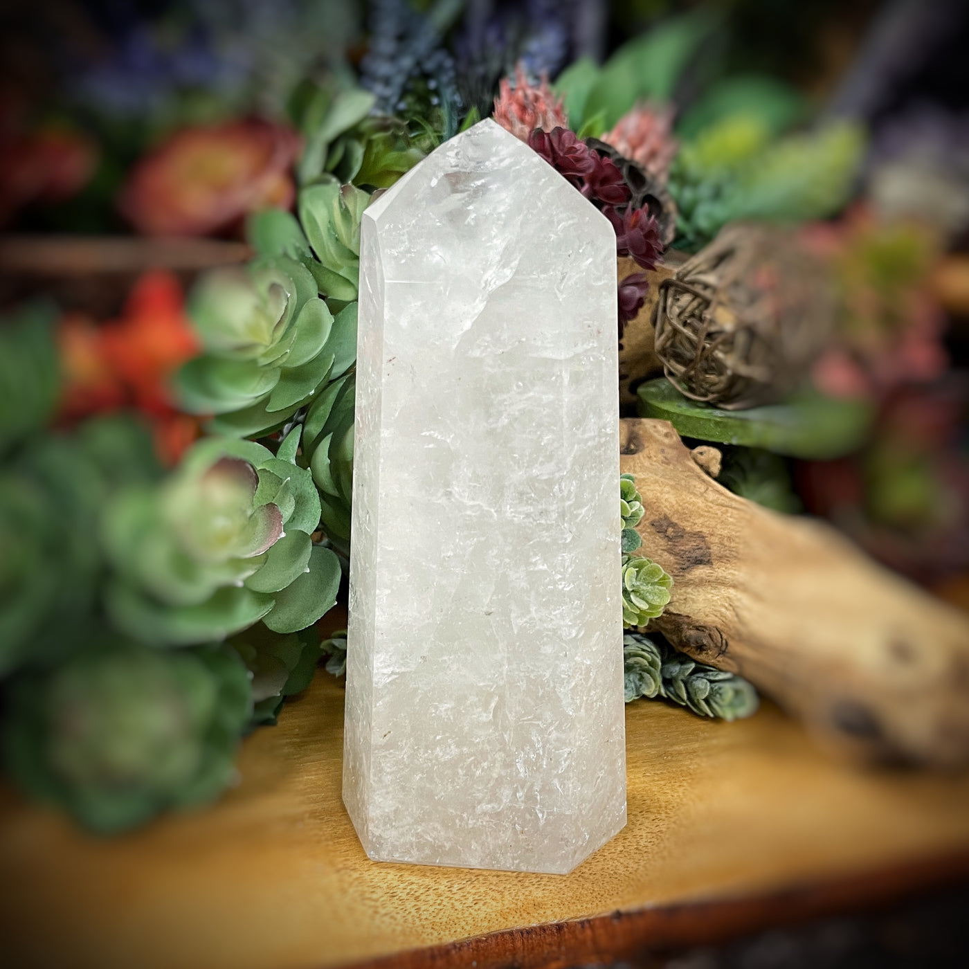 Quartz - Point, Tower, Obelisk - c308 - 5.9"