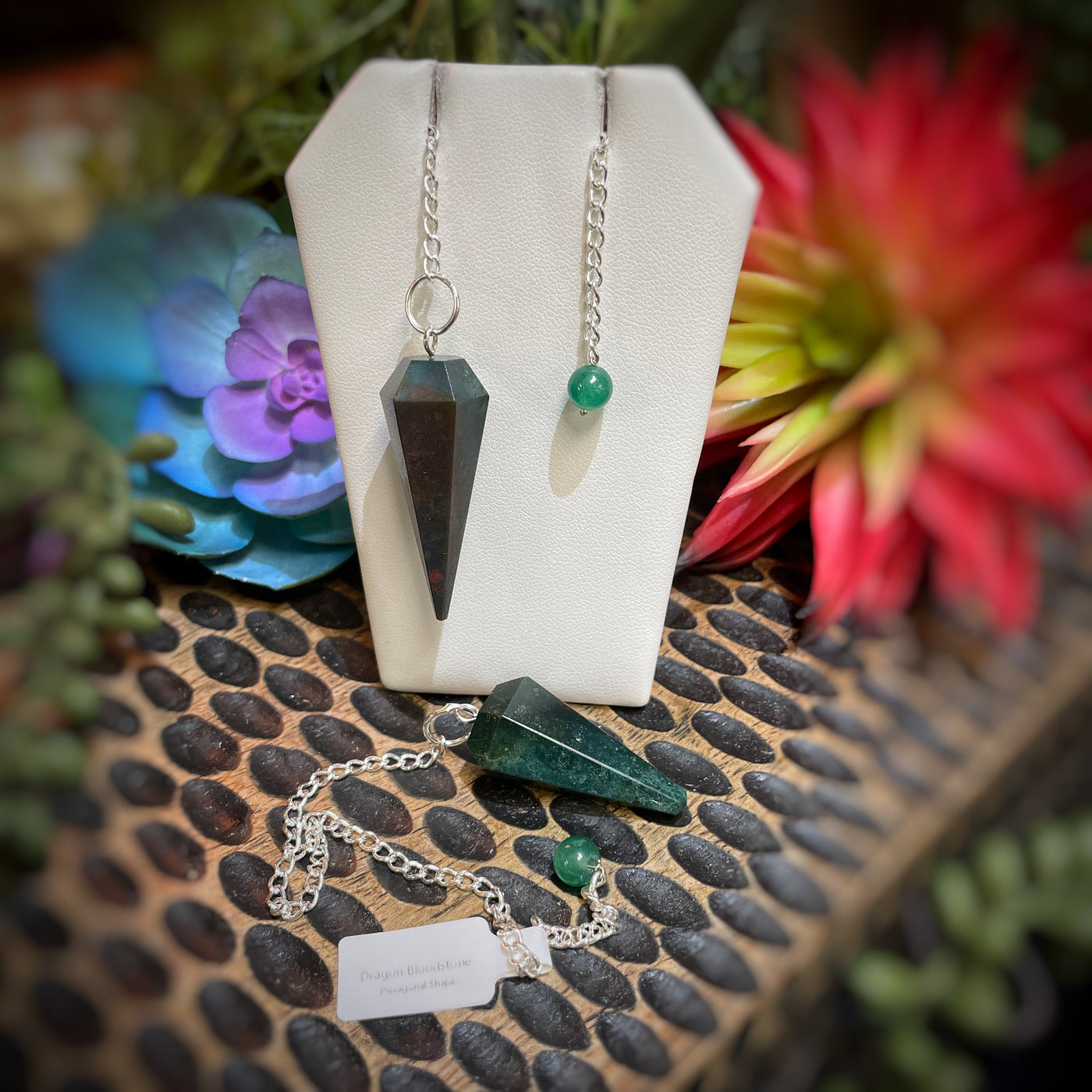 Dragon Bloodstone - Hexagonal - Pendulum