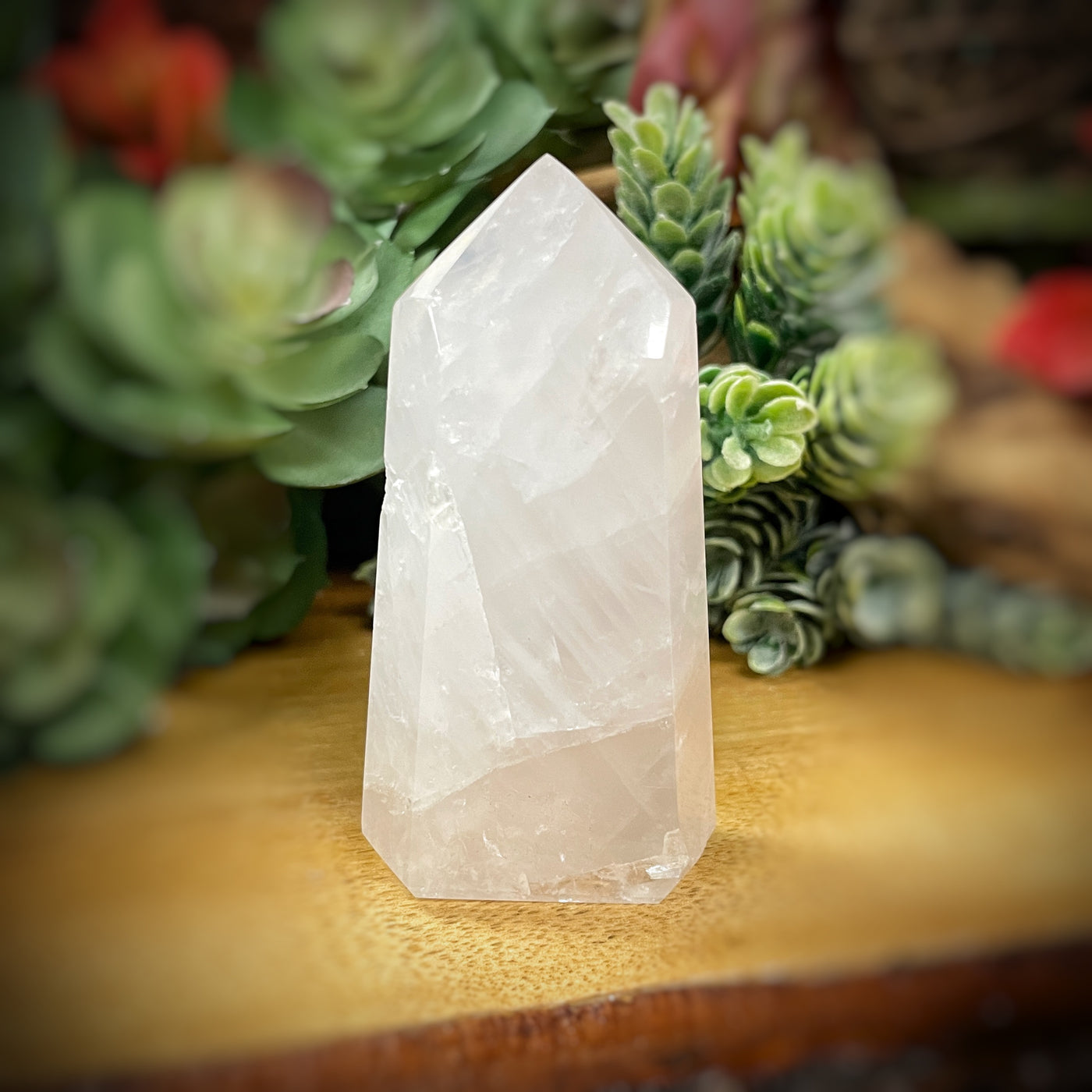 Rose Quartz - Point, Tower, Obelisk - b910 - 1.8"