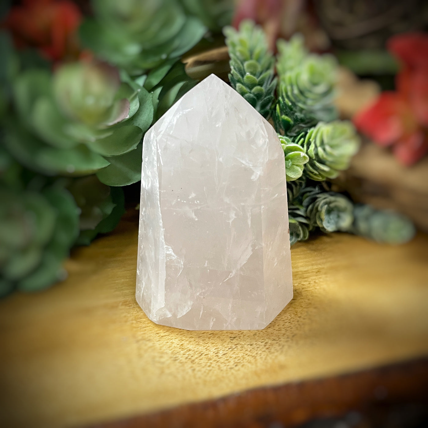 Rose Quartz - Point, Tower, Obelisk - b890 - 2.8"