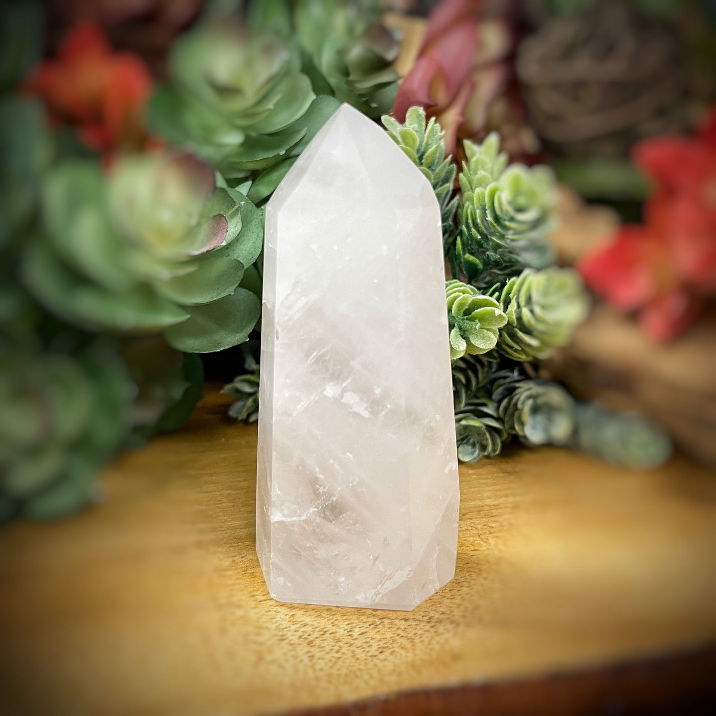 Rose Quartz - Point, Tower, Obelisk - b895 - 3.3"