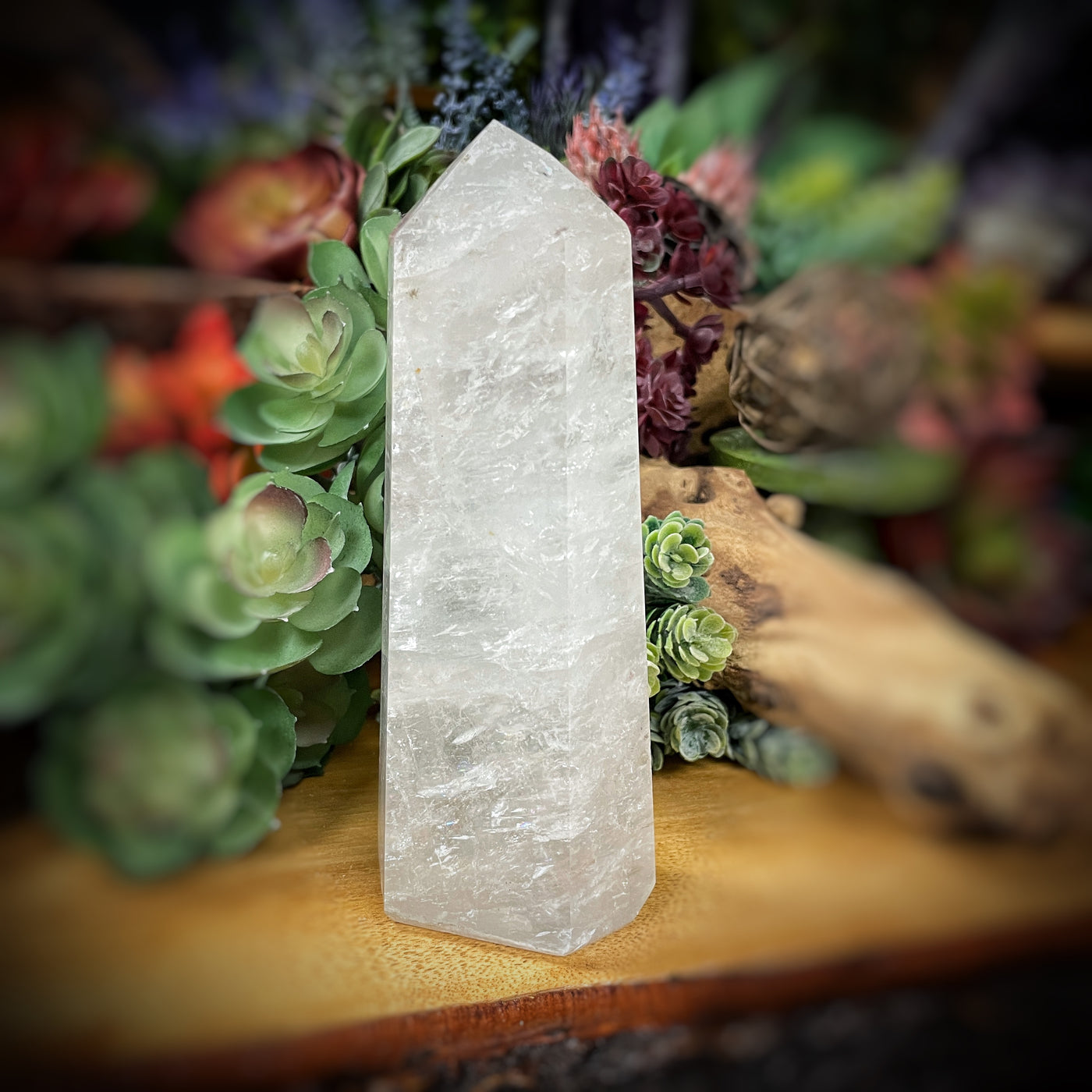 Quartz - Point, Tower, Obelisk - c307 - 6"