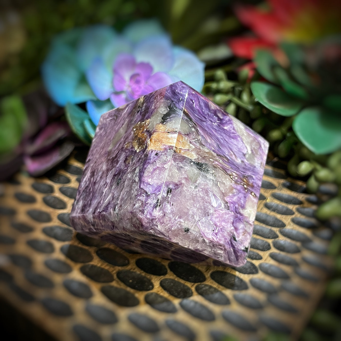 Charoite - Cube