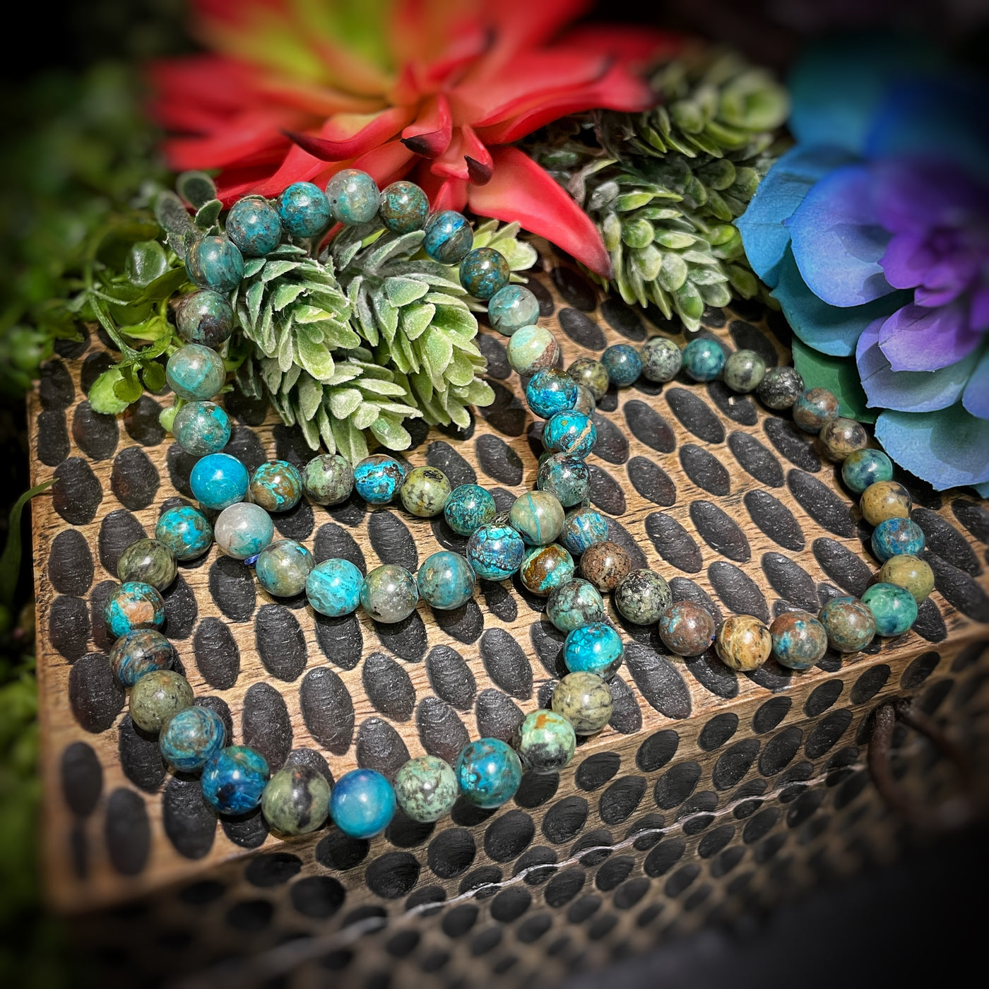 Chrysocolla - Bracelet - 8mm