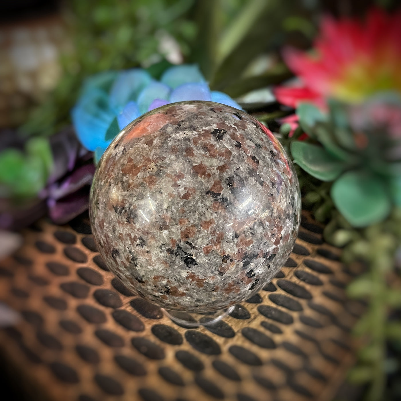 Flame Stone/Yooperlite - Sphere - 2.5"