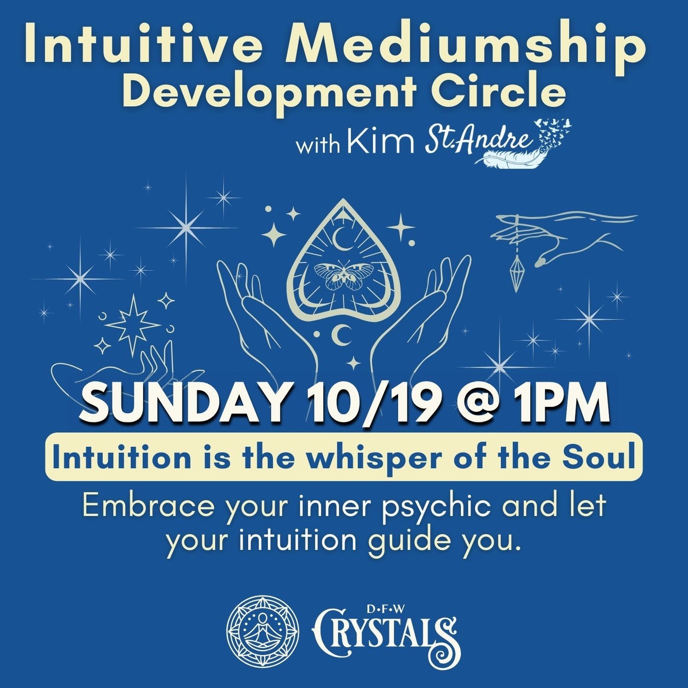 Intuitive Mediumship Development Circle - Oct 19 - 1pm