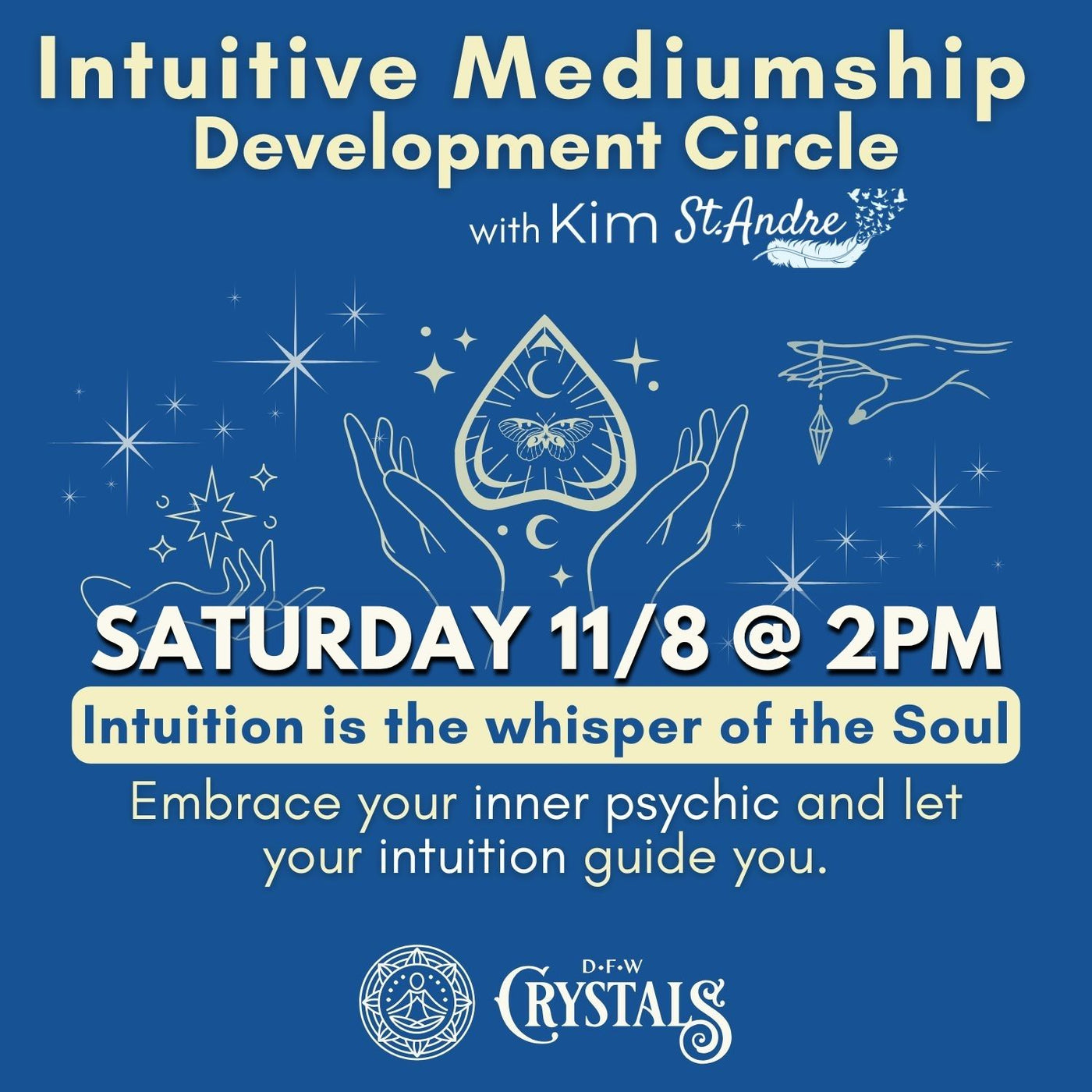 Intuitive Mediumship Development Circle - Nov 8 - 2pm
