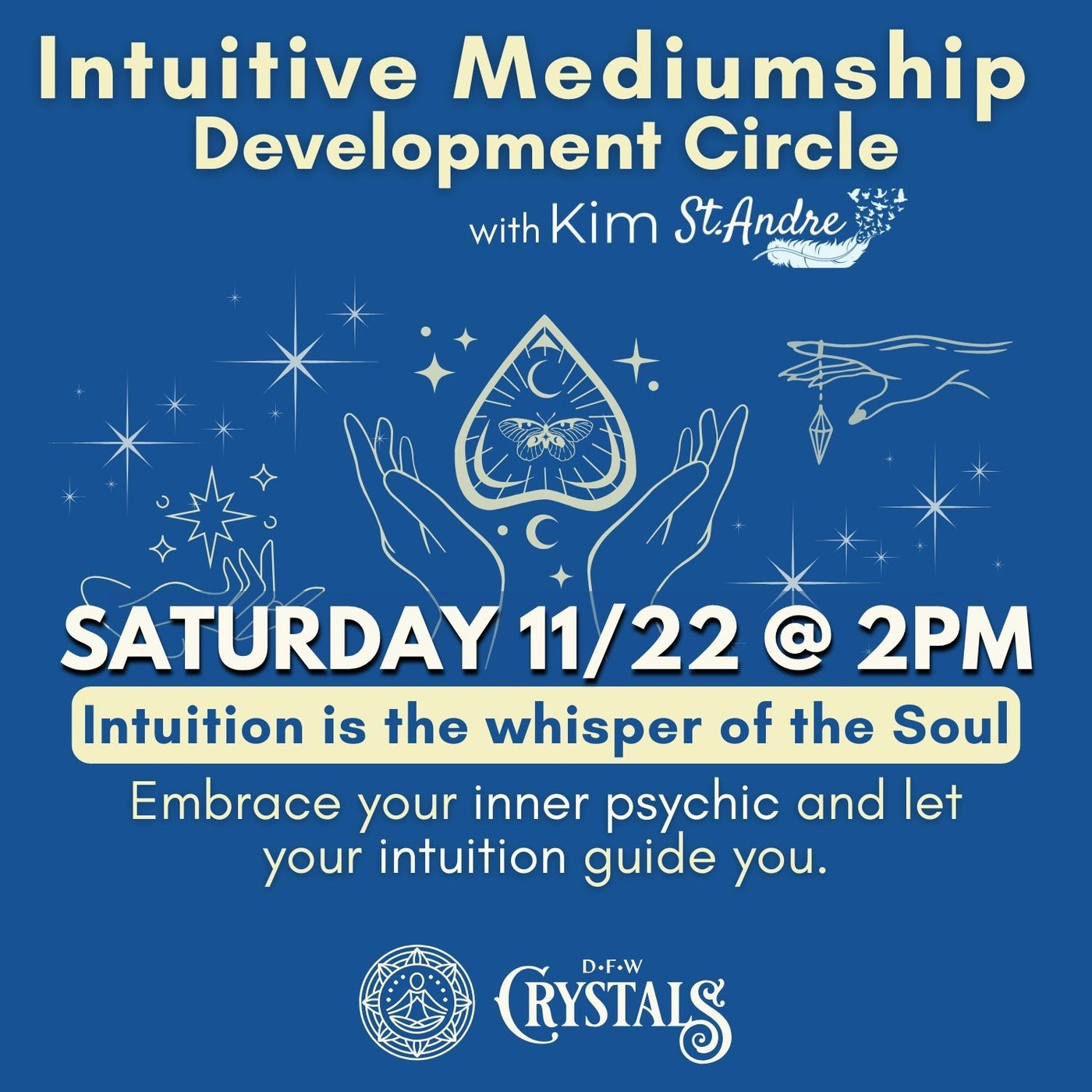 Intuitive Mediumship Development Circle - Nov 22nd @ 2pm