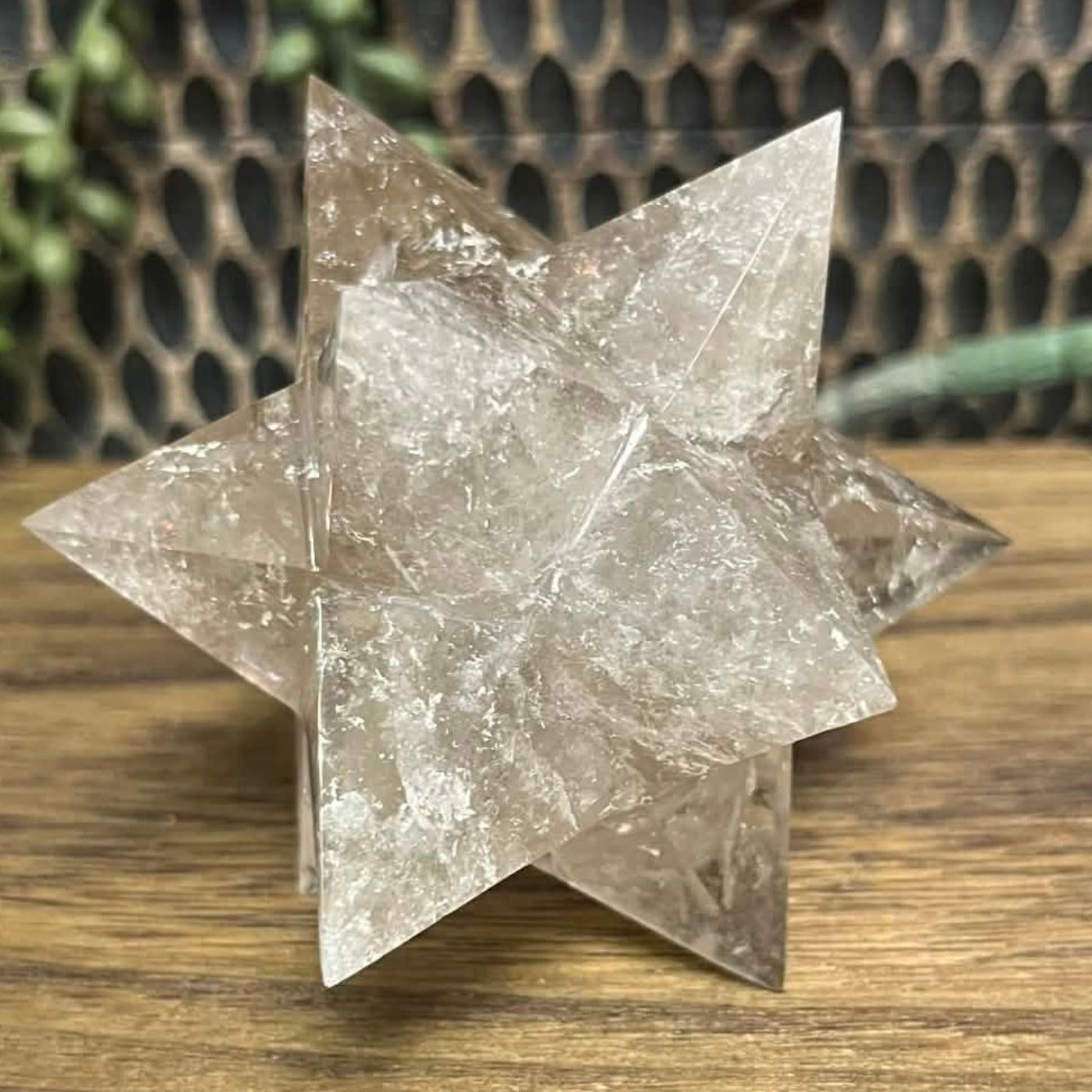 Smoky Quartz - Stellated Dodecahedron