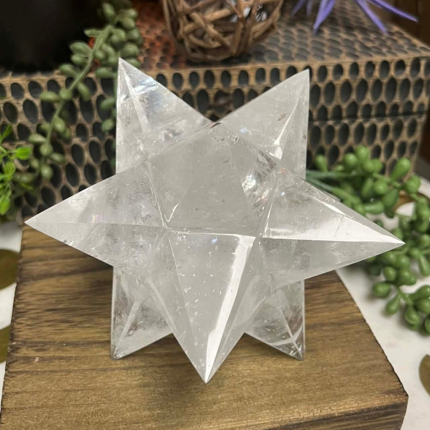 Clear Quartz - Stellated Dodecahedron