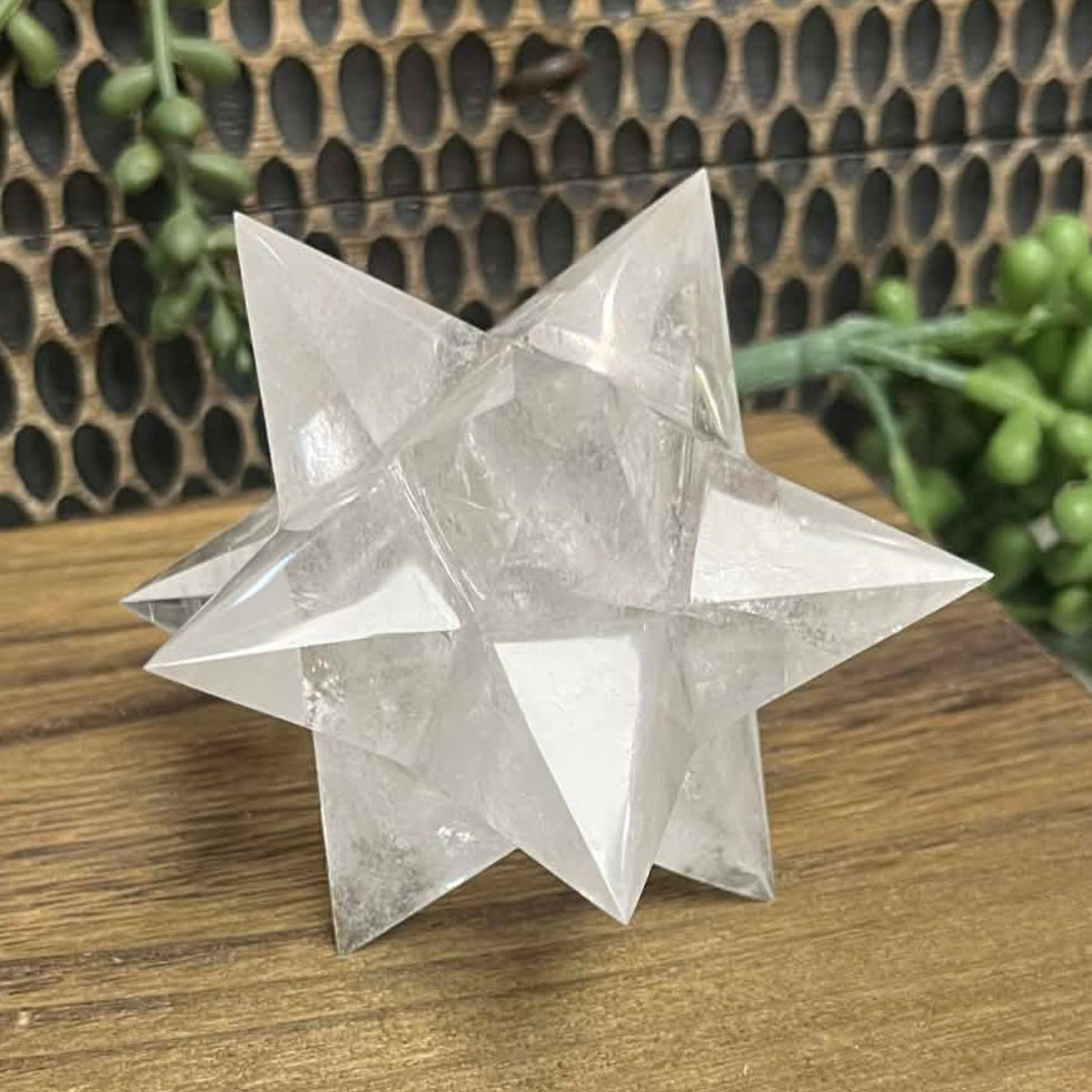 Clear Quartz - Stellated Dodecahedron