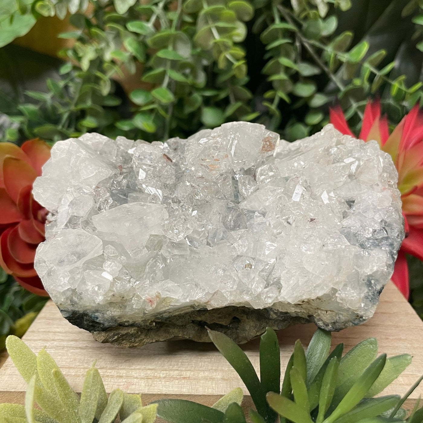 Apophyllite - Grey - Cluster