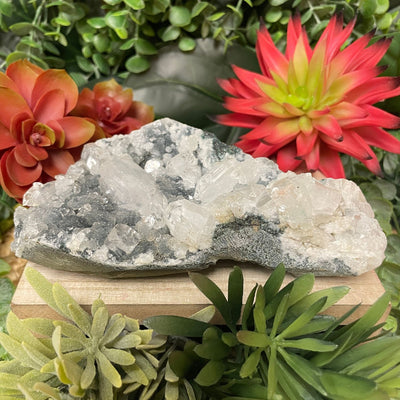 Apophyllite - Grey - Cluster