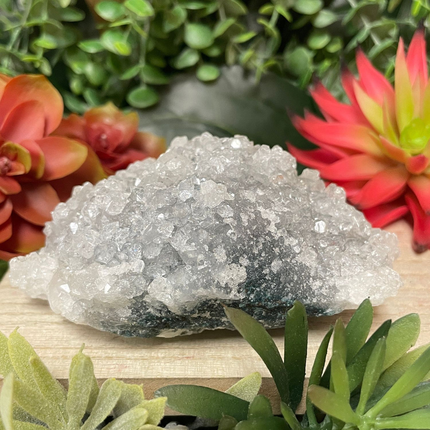Apophyllite - Grey - Cluster