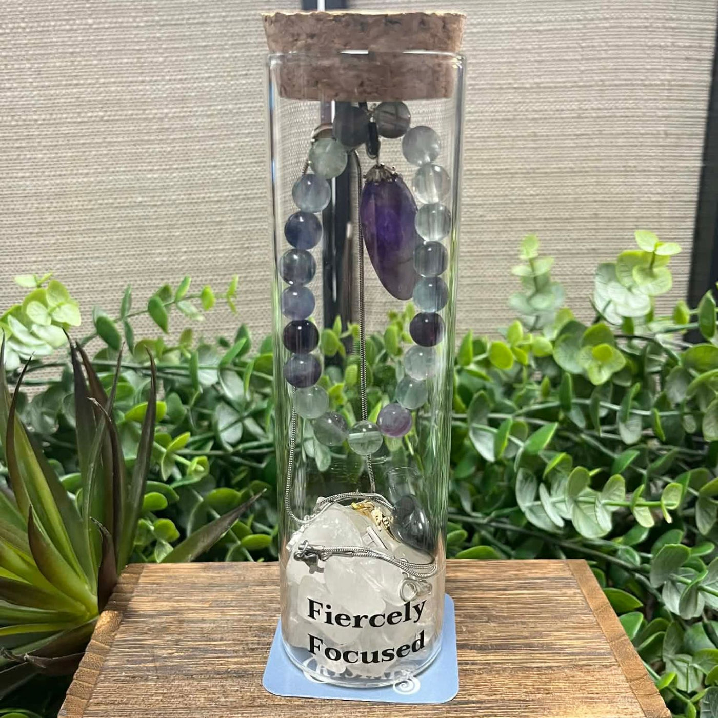 3 piece: Intention Jar Gift Set – Fiercely Focused - Holiday Edition