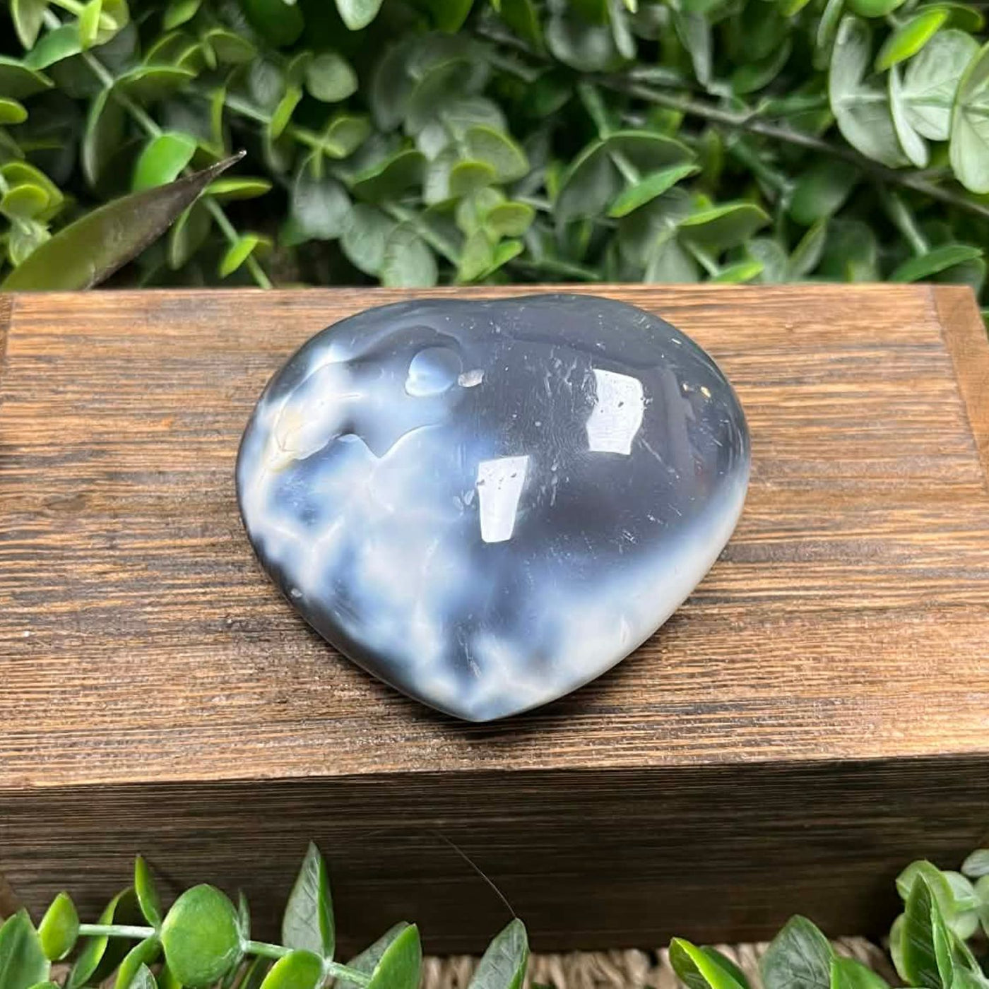 Orca Agate - Heart