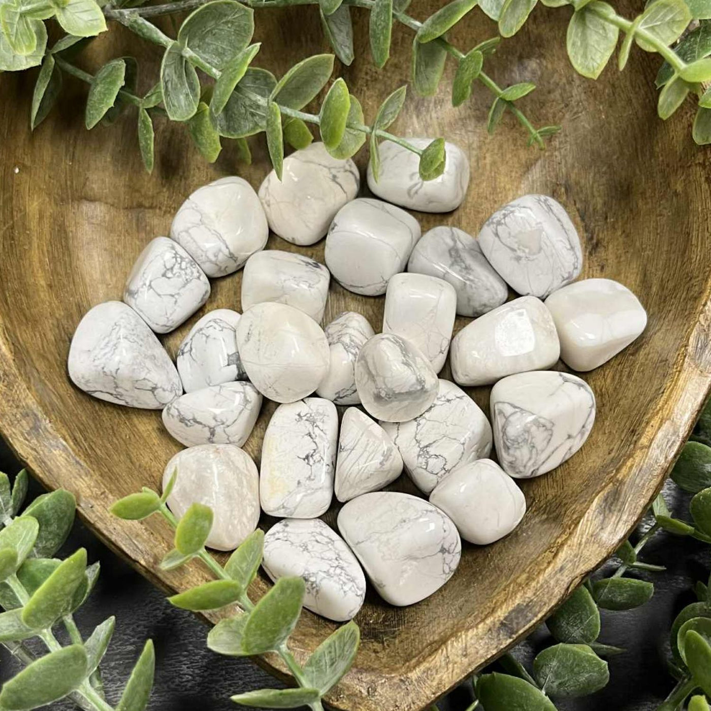 Howlite - 0.5" - 1.0" - Tumbled