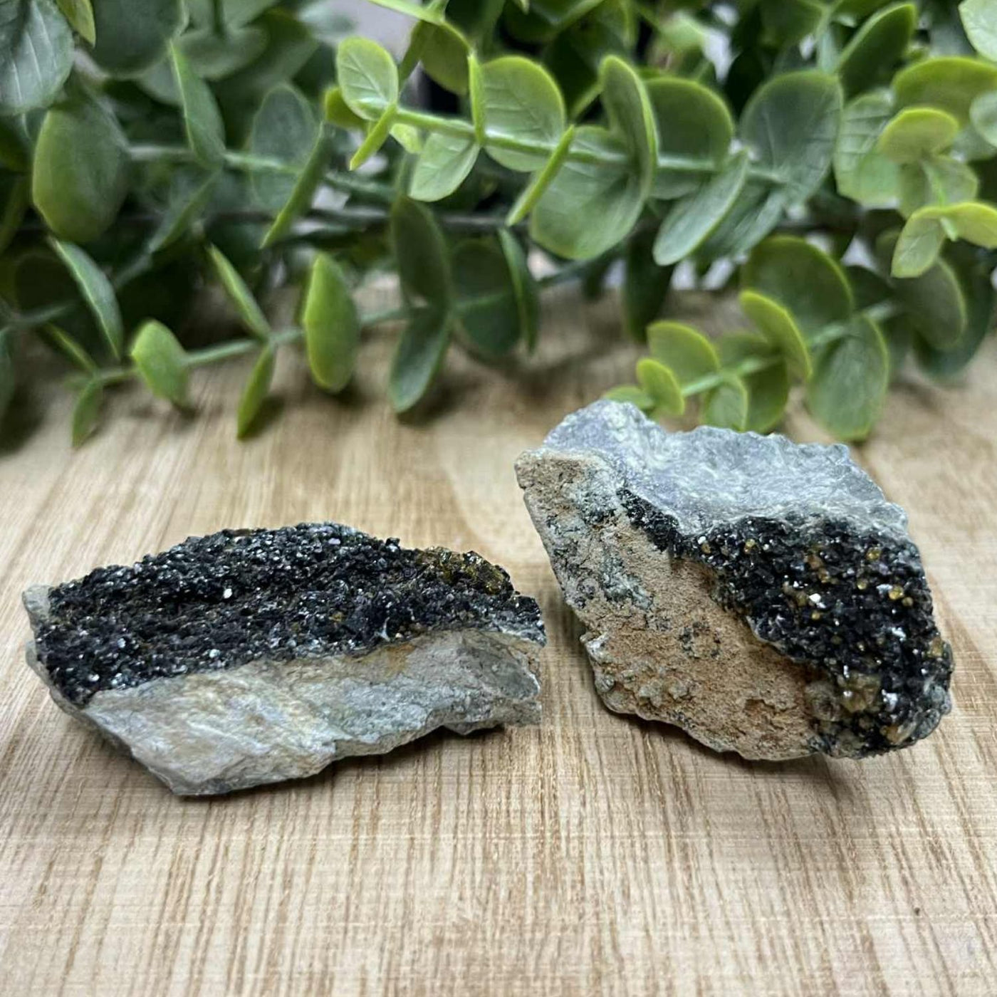 Topazalite on Andradite  - xx187