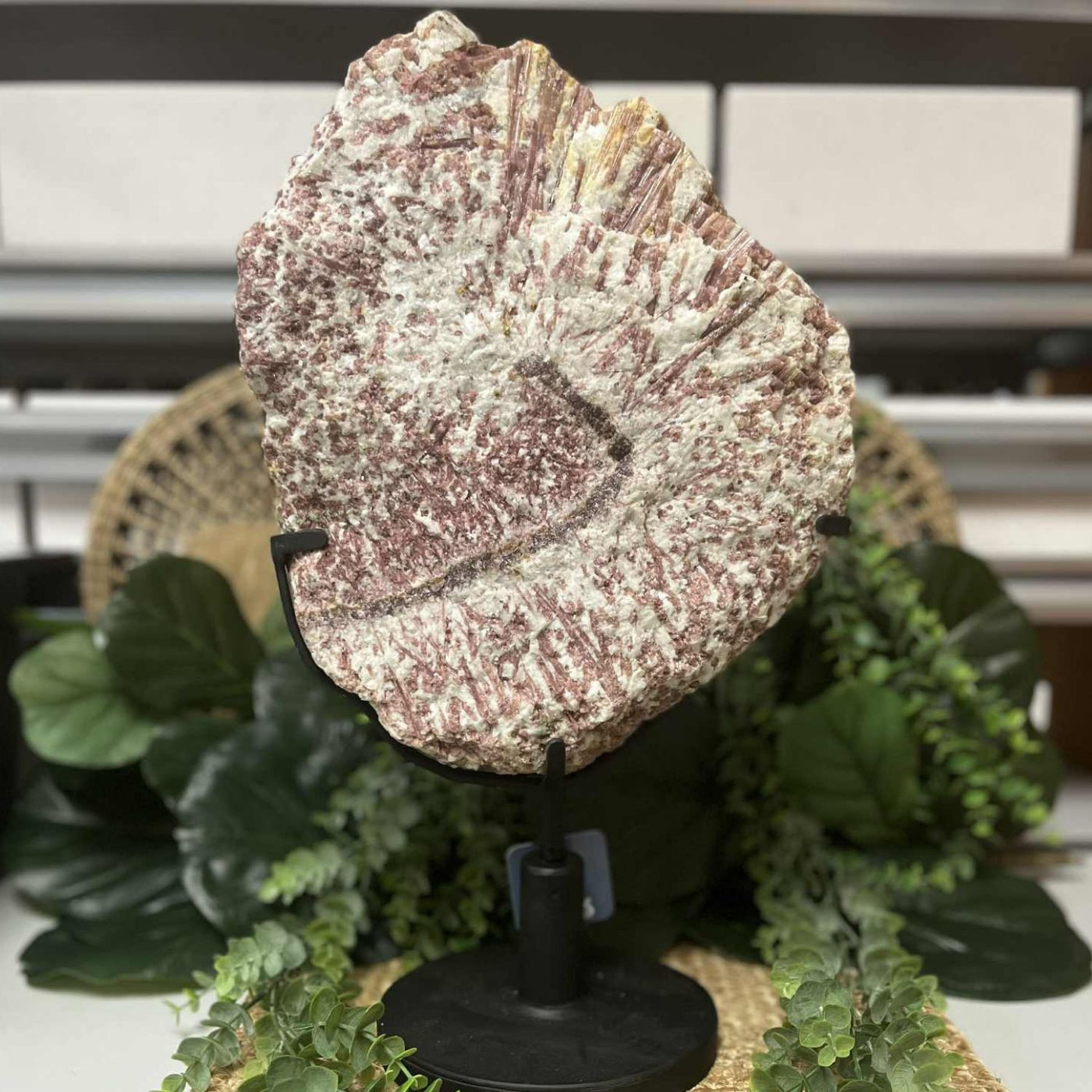 Pink Tourmaline - On Stand