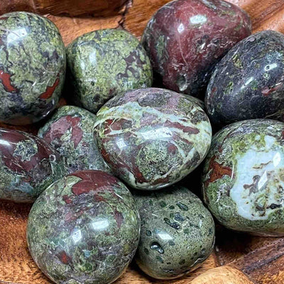 Dragon Blood Jasper - 1.25 - 1.75" - Tumbled