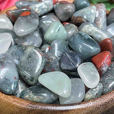 Bloodstone - 0.25 - 0.50" - Tumbled