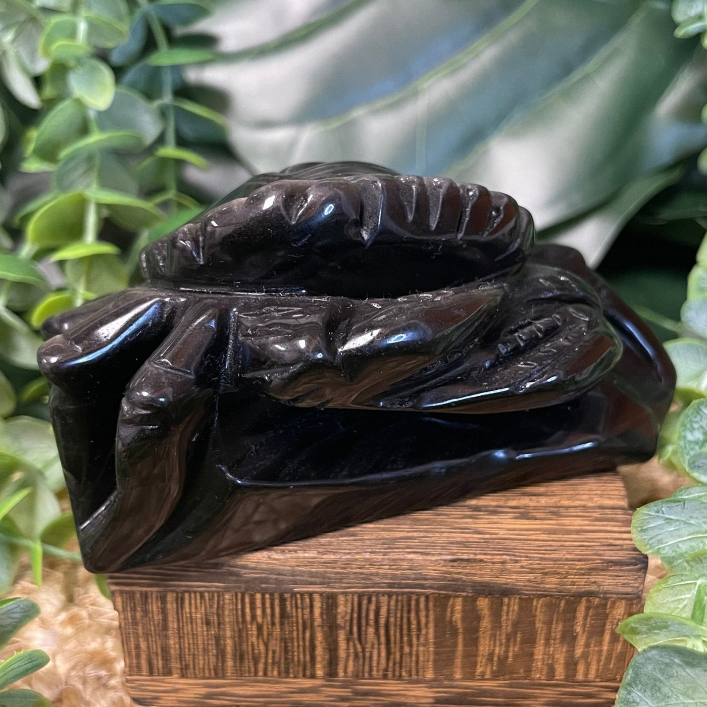 Crab – Silver Sheen Obsidian