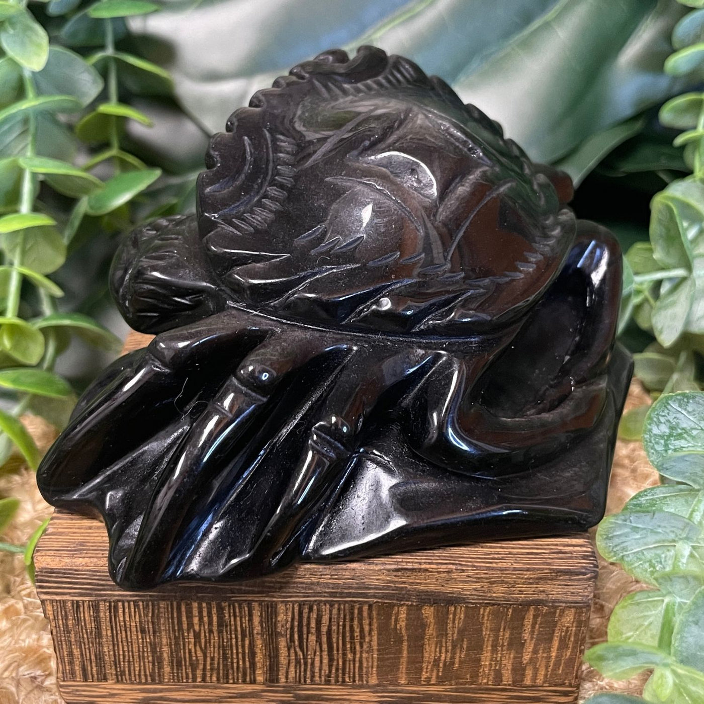 Crab – Silver Sheen Obsidian