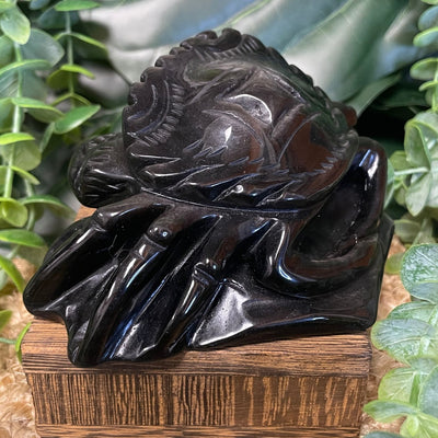 Crab – Silver Sheen Obsidian