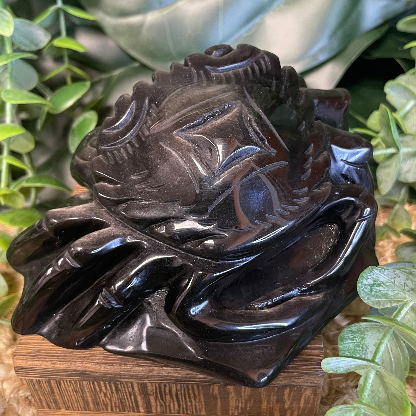 Crab – Silver Sheen Obsidian