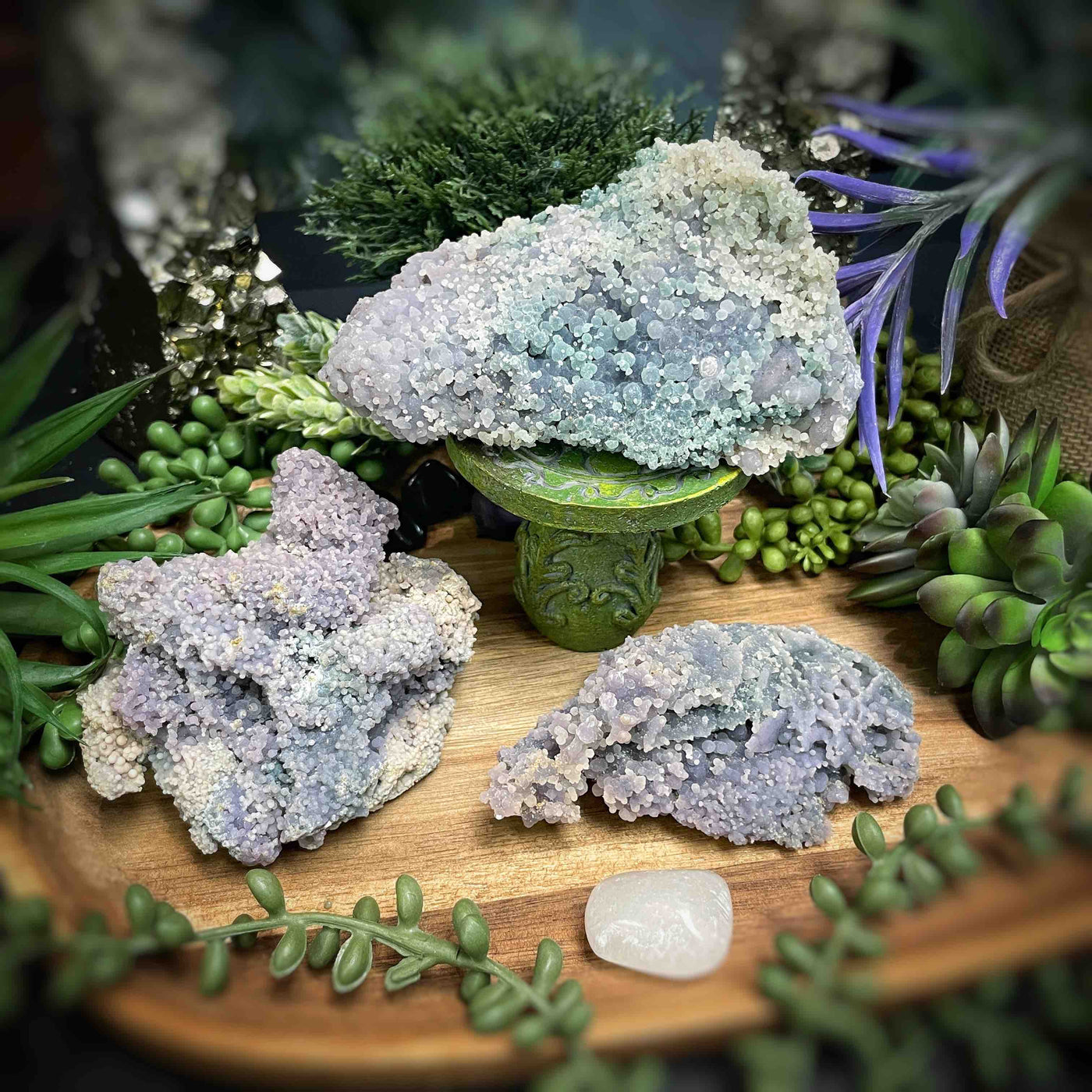 Grape Agate - Specimen - Set 8