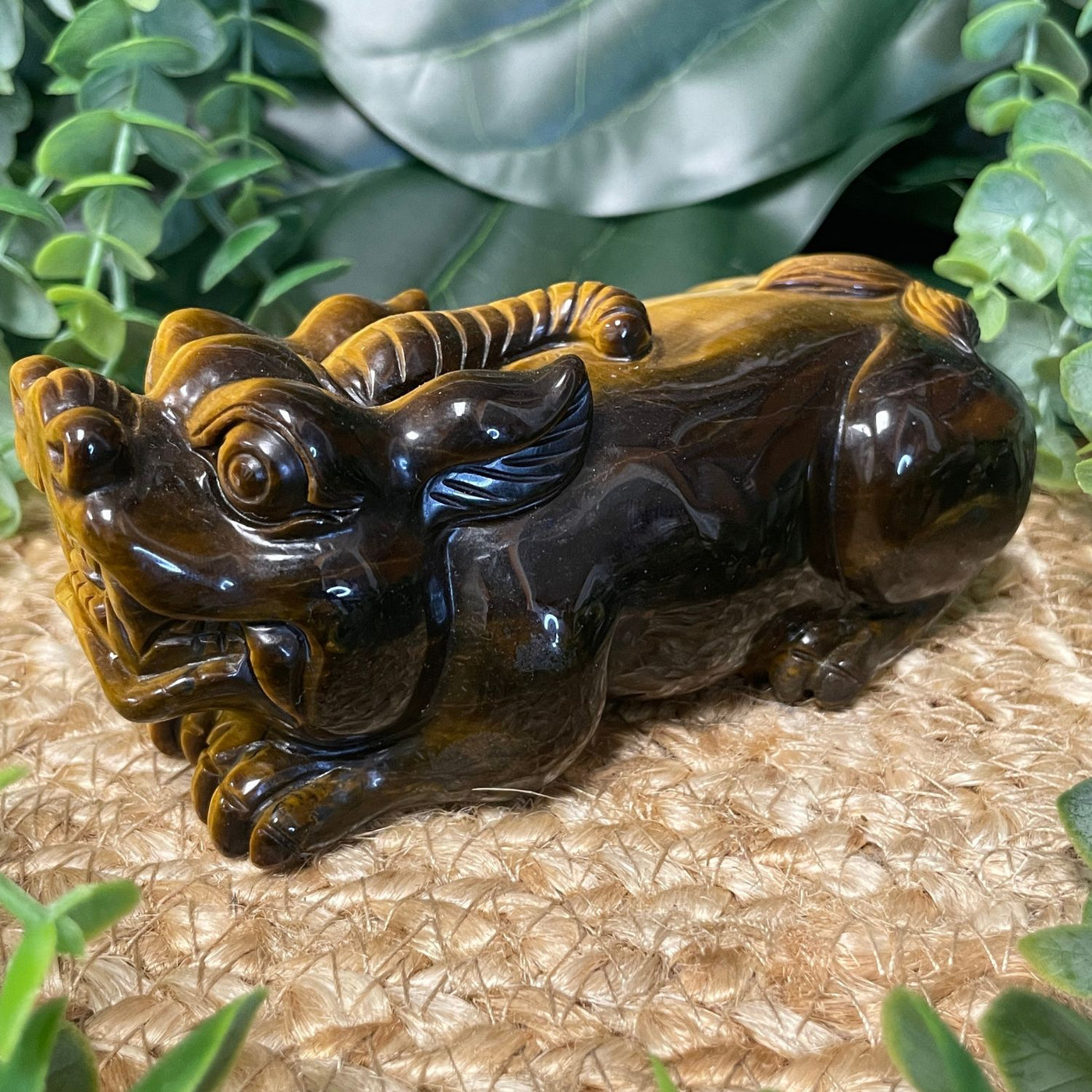 Pixiu - Tiger's Eye - 5", 1.38 Lbs