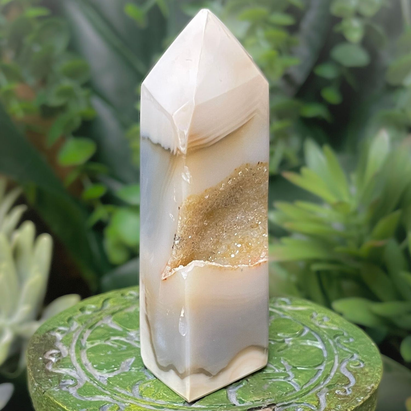 Druzy Agate - Tower