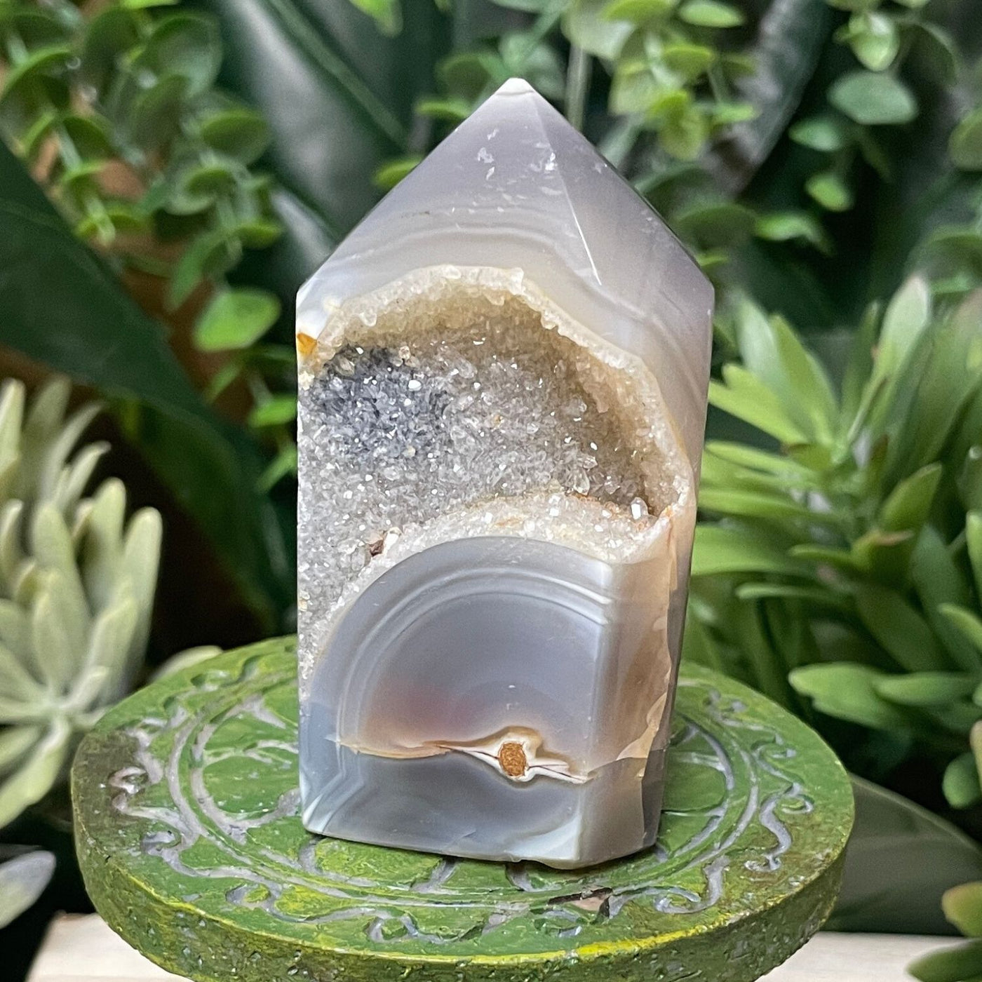 Druzy Agate - Tower