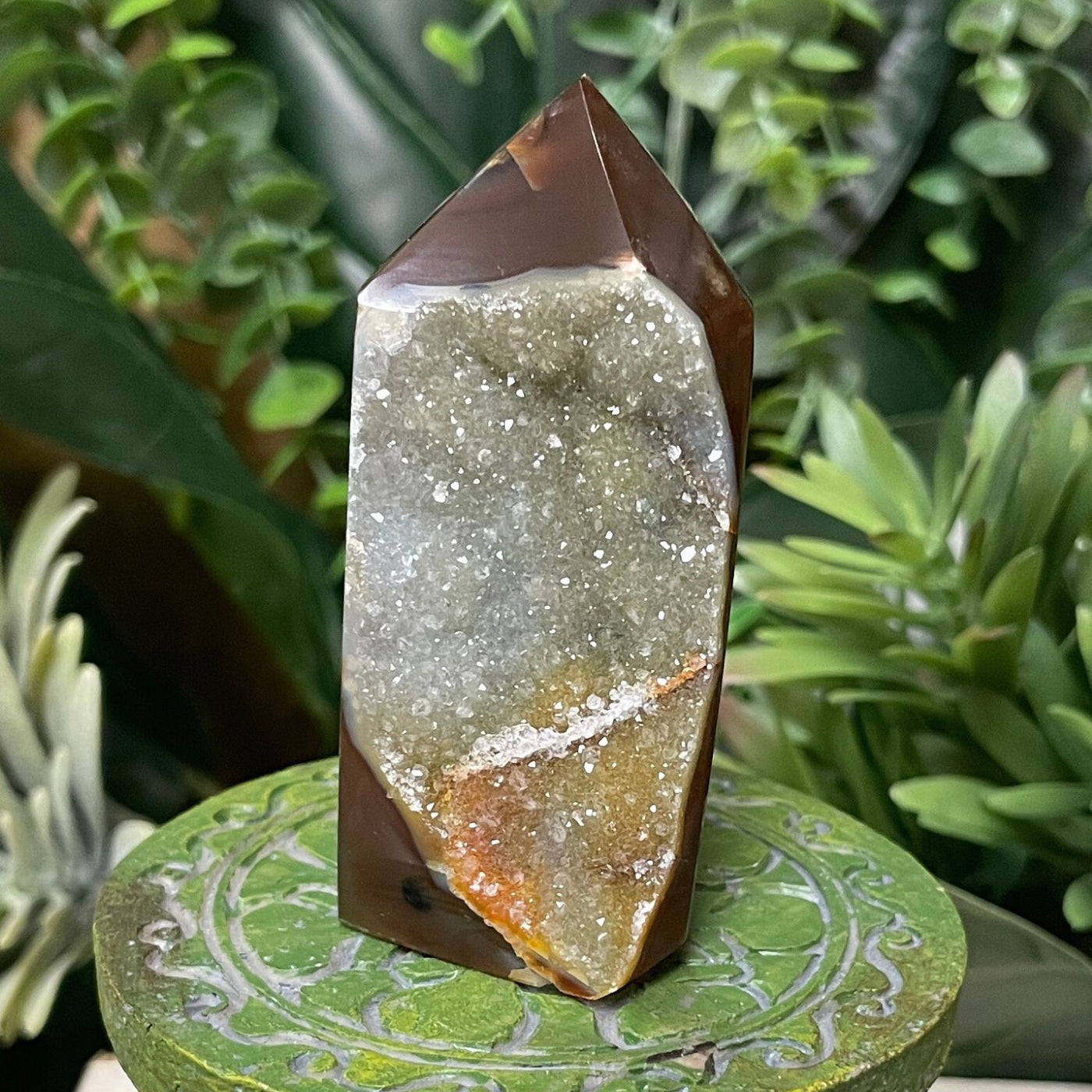 Druzy Agate - Tower