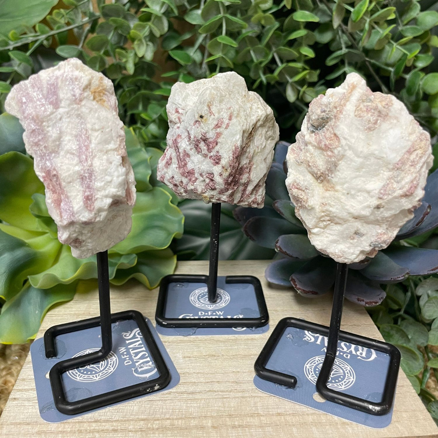 Pink Tourmaline - On Stand