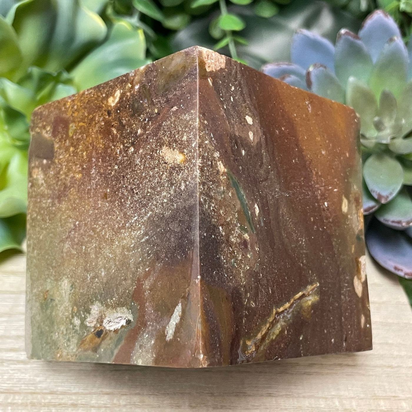 Ocean Jasper - Cube