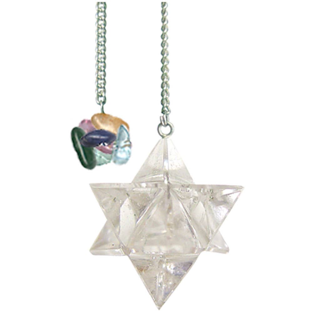 Pendulum Merkaba Clear Quartz