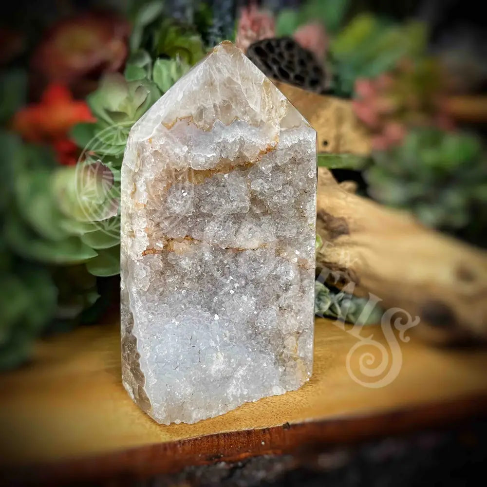 Agate Druzy - Tower Set 11 B749-2.5’ X 4.4’ Crystals