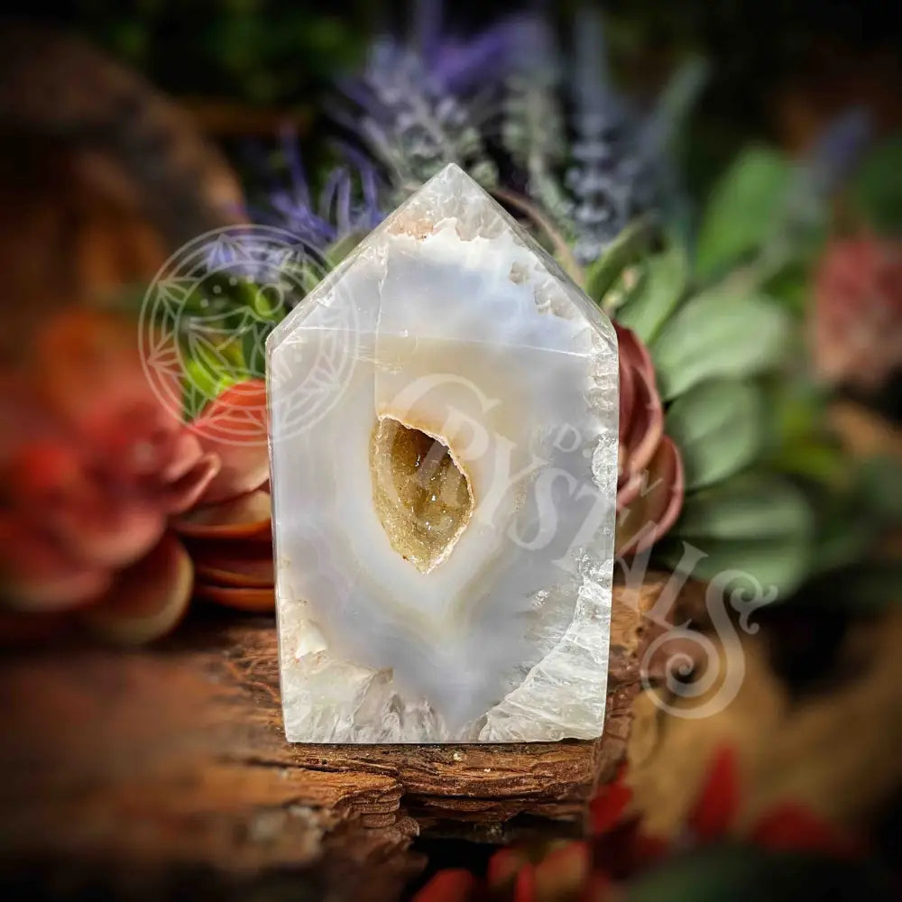 Agate Druzy - Tower Set 6 B690-1.6’ X 2.8’ Crystals