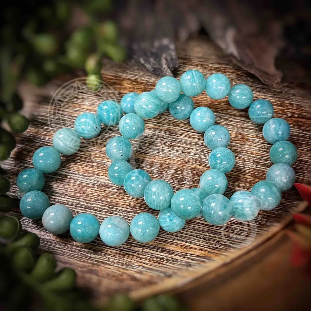 Amazonite - Bracelet 10Mm Crystals