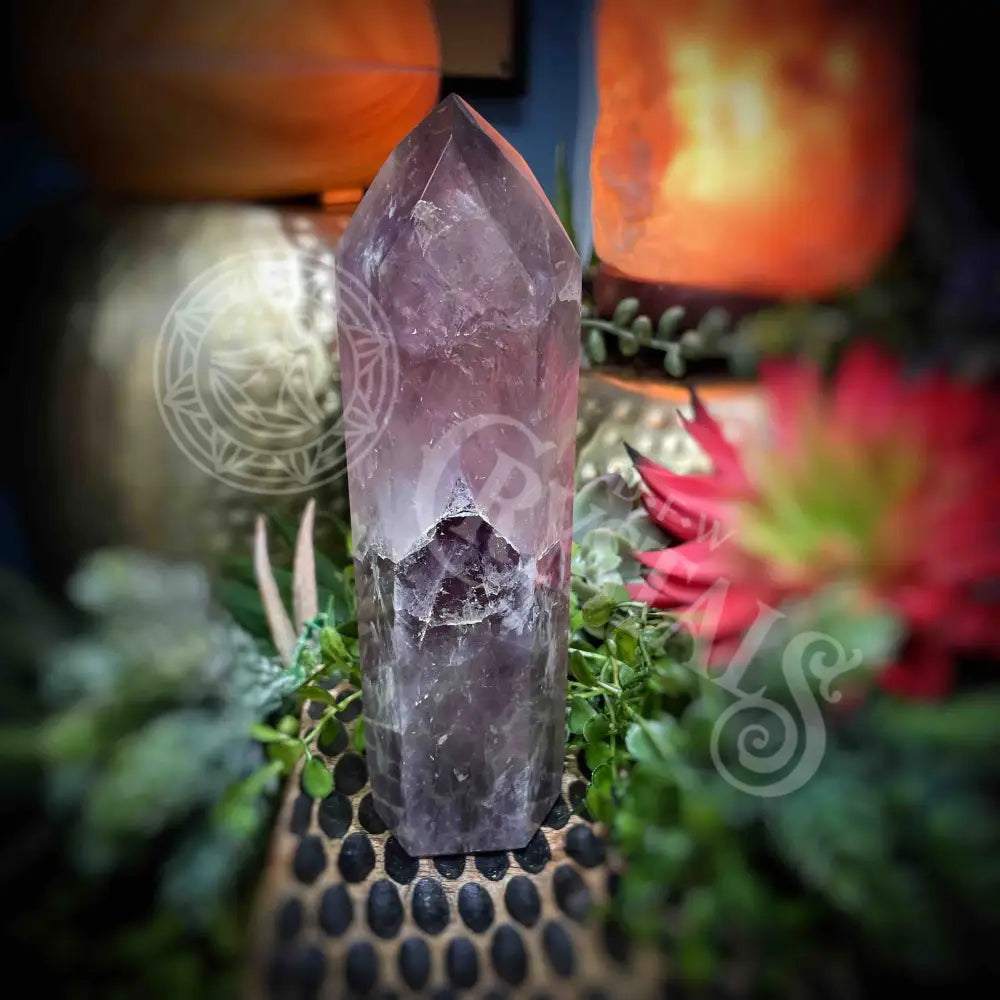 Amethyst - 5.75’’ Tower Point Obelisk Crystals