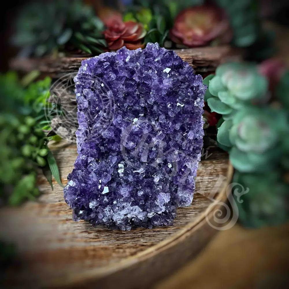 Amethyst - Cluster Set18 Z162-3.3’ X 4’ 4.5’ Crystals