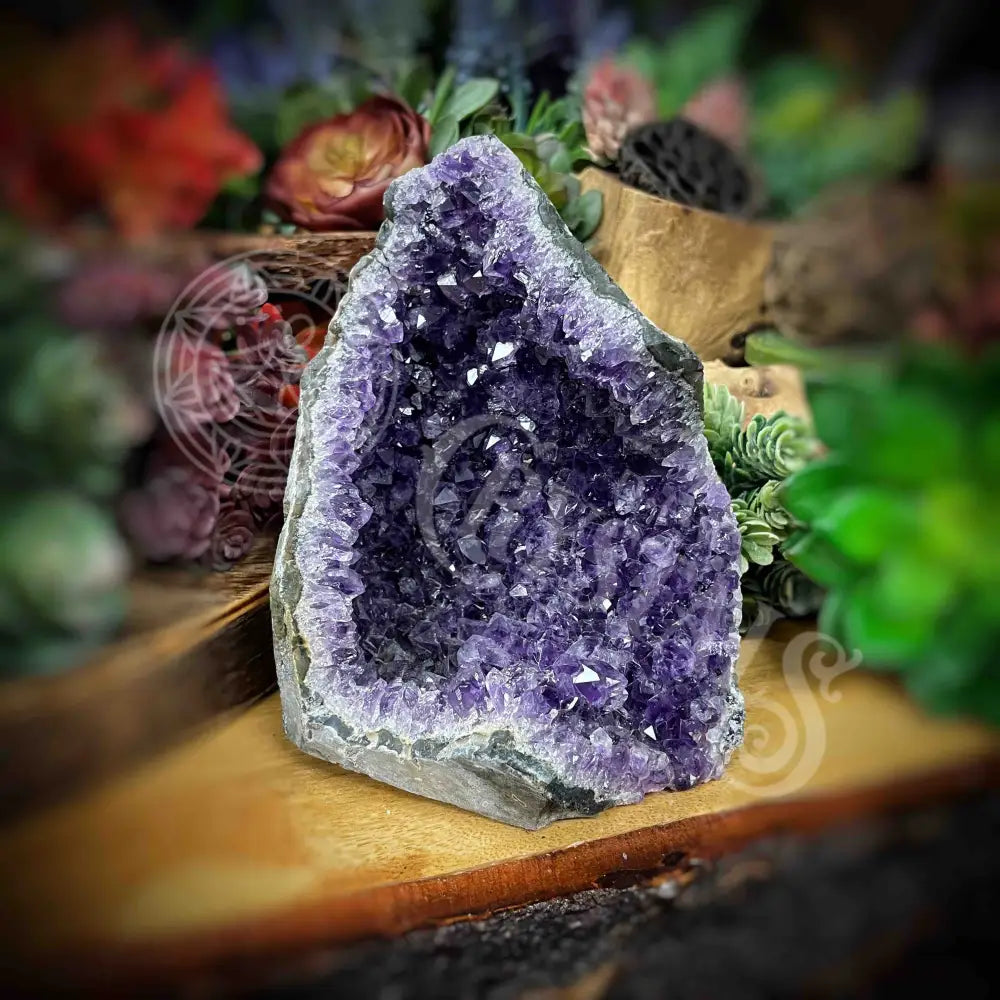 Amethyst - Cluster Set23 Z280-3.8’ X 4.6’ 5.7’ Crystals