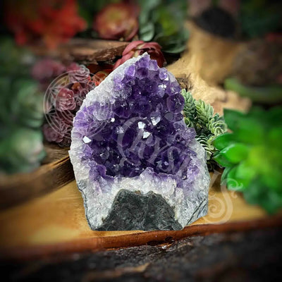 Amethyst - Cluster Set25 Z274-4.5’ X 4.8’ 5.2’ Crystals