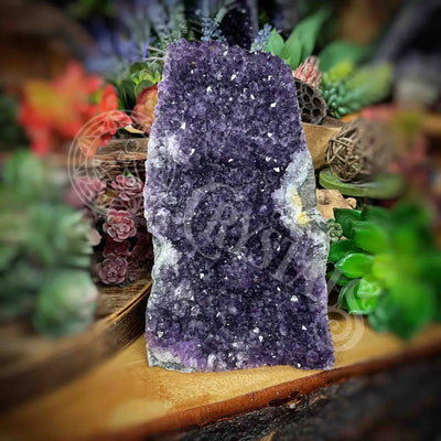 Amethyst - Cluster Set27 Z284-3.9’ X 4.8’ 8’ Crystals