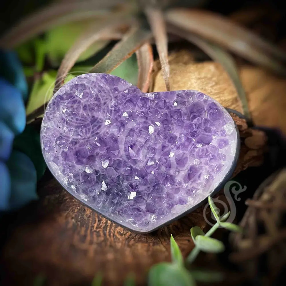 Amethyst Druzy Heart - F365 F365-Amdzht Crystals