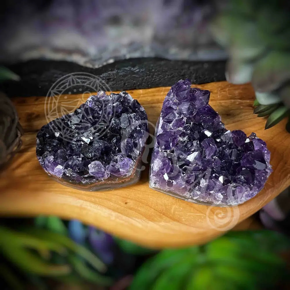 Amethyst Druzy Heart - F503 F503-Amdzht Crystals