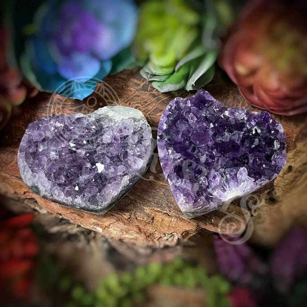 Amethyst Druzy Heart - F506 F506-Amdzht Crystals