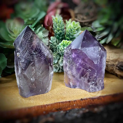 Amethyst - Points Set 1 B775 2.3’ 2.75’ Crystals Tower